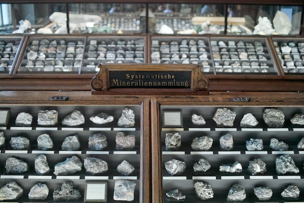 Systematische Mineraliensammlung