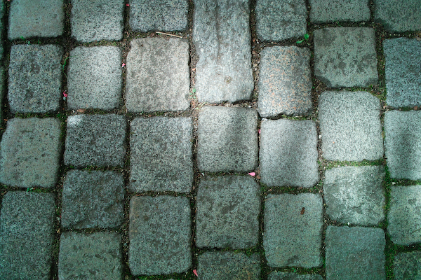 Kopfsteinpflaster in Ligerz