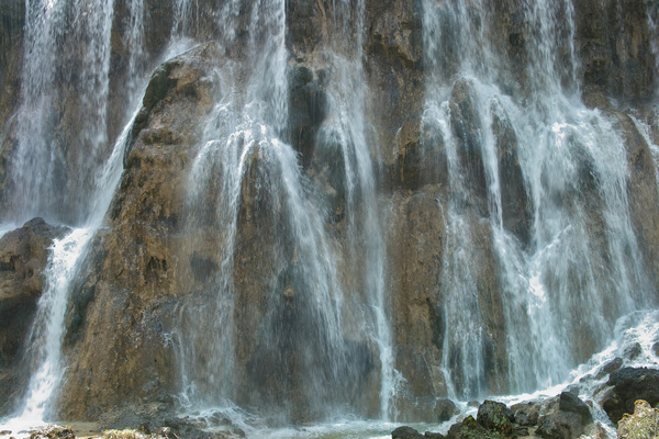 Wasserfall in Jiuzhaigou