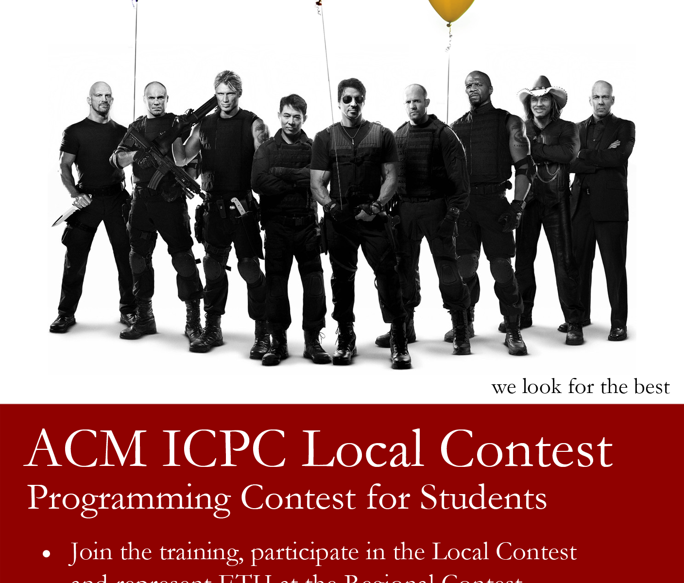Flyer ETH ACM ICPC 2011
