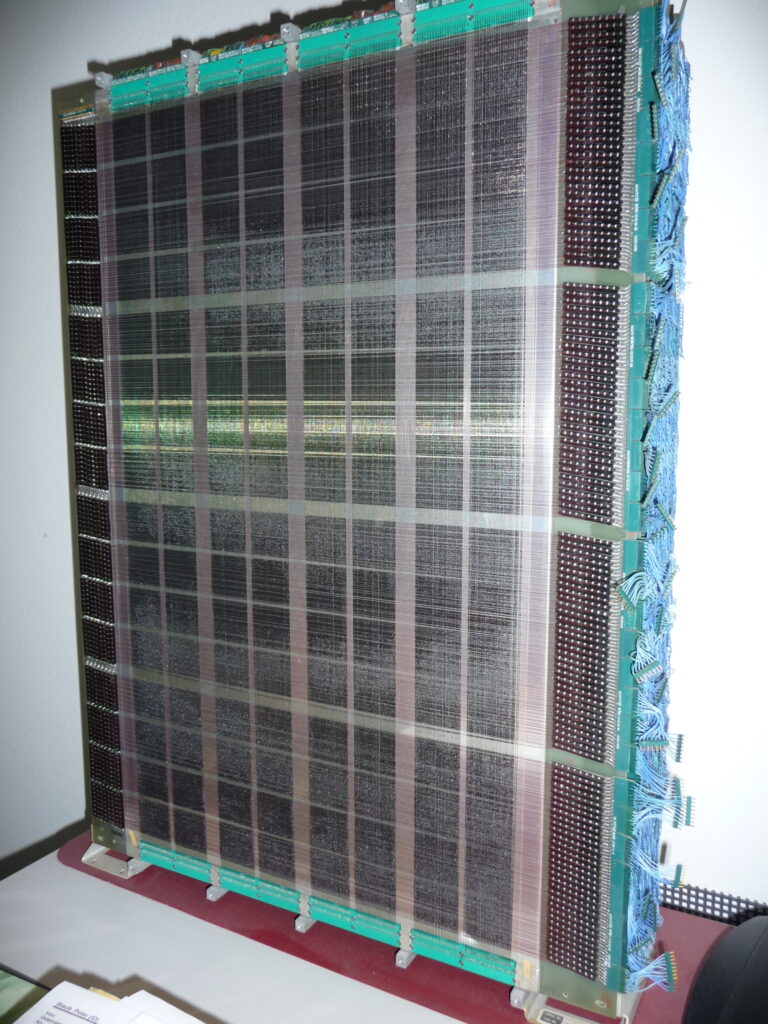 A picture of a part of the core memory component