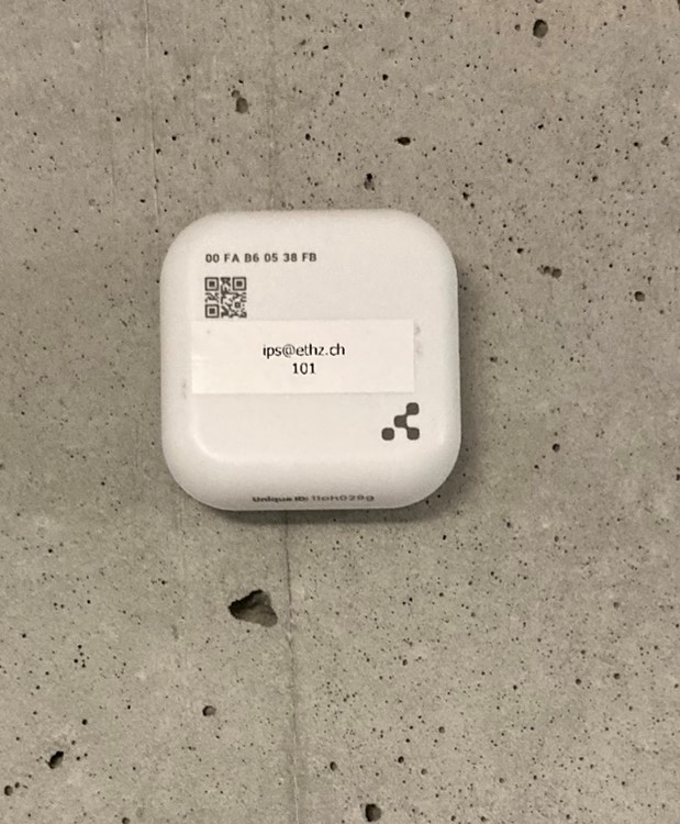 Abbildung 1: Beispiel für ein Bluetooth-Beacon (H x B: 5 cm x 5 cm)