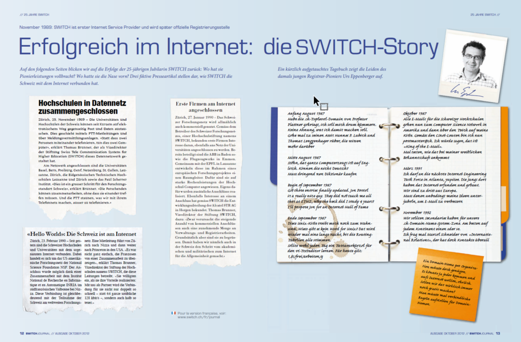 SWITCH Journal Octobre 2012 