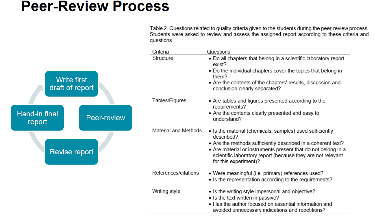 peer review of case study